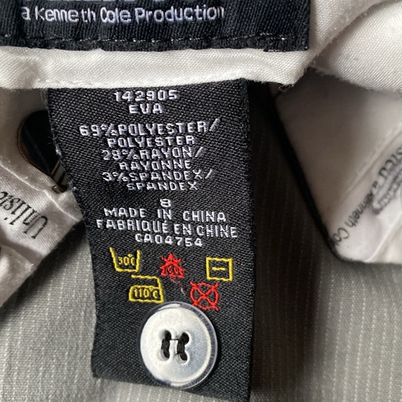 Kenneth Cole Gray Women's Pants - Picture 5 of 8